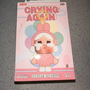 Pop Mart Crybaby Crying Again Vinyl Plush